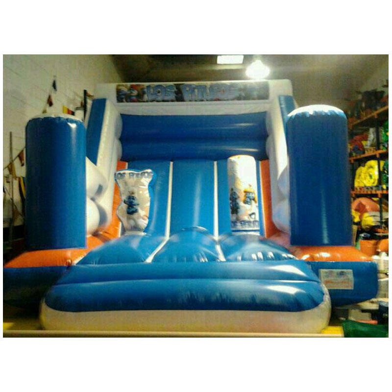 Castillo Hinchable Profesional Pitufos Tobogán Castillo Hinchable Profesional Pitufos Tobogán